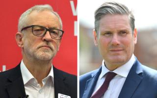 Jeremy Corbyn (left) and Sir Keir Starmer (right_. The Labour party has opened the candidate selection process for former leader Corbyn’s parliamentary seat of Islington North
