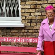 Ann Tricks, who was known as the Pink Lady of Islington
