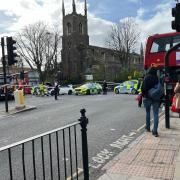 The junction between Essex Road and St Paul's Road was cordoned off on Friday (March 15)