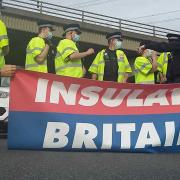 Insulate Britain activists were arrested at the protest in September 2021