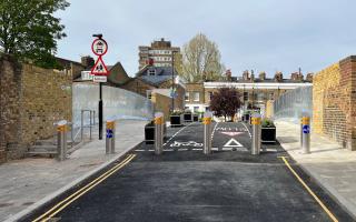 Pedestrians and cyclists can now cross the bridge again, with all diversions removed