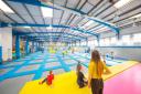 AirHop's trampoline park is the largest of its kind in the world at 60,000 sq ft, featuring 160 trampolines both on the floor and on the walls