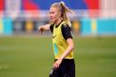 England captain Leah Williamson during a training session at St George's Park