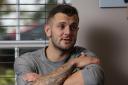 England's Jack Wilshere speaks to Layth Yousif at his home. Picture: DANNY LOO