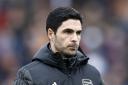 Arsenal manager Mikel Arteta during the Premier League match at Turf Moor, Burnley. Picture: Martin Rickett/PA