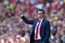 Arsenal manager Unai Emery gestures on the touchline (pic Bradley Collyer/PA)