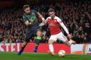 Aaron Ramsey of Arsenal crosses during the Europa League match at the Emirates Stadium. Picture by Martyn Haworth.
07463250714
08/11/2018