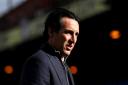 Arsenal manager Unai Emery inspects the pitch prior to the Premier League match at Selhurst Park, PA
