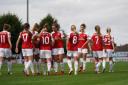 Arsenal Women beat Liverpool Women 5-0 at Boreham Wood. CREDIT ARSENAL FC