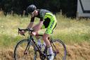 Cycling columnist Toby Miles in competitive action on the continent