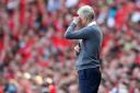 Arsenal manager Arsene Wenger on the touchline during the Premier League match at the Emirates Stadium, London.
