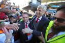 Outgoing Arsenal manager Arsene Wenger says goodbye to the fans after the Premier League match at the John Smith's Stadium, Huddersfield.