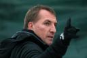 Celtic manager Brendan Rodgers during the training session at Lennoxtown, Glasgow.PA