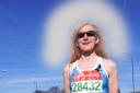Elaine Battson defiantly ran the London Marathon at the weekend despite finishing the Boston Marathon days earlier just minutes before a bomb went off