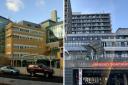 The Royal Free in Hampstead and the Whittington Hospital in Archway. Pictures: PA