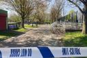 Whittington Park crime scene. Picture: MPS Islington