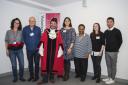 Mayor of Islington Cllr Dave Poyser with the Volunteer of the Year award winners. Picture: Sean Pollock