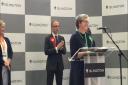 Caroline Russell gives a passionate speech after winning a huge majority to hold her seat in Highbury East.