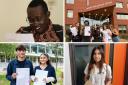 Students in north London receive their GCSE results
