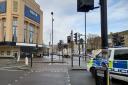 A police cordon is in place in Tufnell Park Road