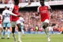 Eddie Nketiah and Bukayo Saka netted Arsenal's goals against Nottingham Forest