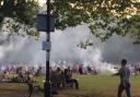 Smoky barbecues in Highbury Fields last year.