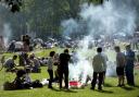 Up in smoke: Highbury Fields pictured in summer last year. Picture: Stephanie Knight