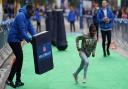 Youngsters can try training drills ahead of the 2022 NFL London Games