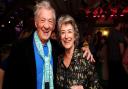 Dame Maureen Lipman, who stars in Rose at Park Theatre, was joined at the opening night party by Sir Ian McKellen and Judge Rinder