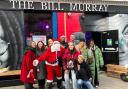 Aisling Bea and The Bill Murray's Barry Ferns welcomed comedy friends and Santa to the Christmas Food Drive
