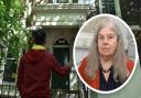 An abuse survivor revisits Grosvenor Avenue children's home, Highbury. Inset: Dr Liz Davies from the Islington Survivors Network (ISN)