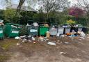Overflowing bins in Alwyne Square have angered residents