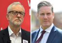 Jeremy Corbyn (left) will reportedly stand against Labour's Sir Keir Starmer (right)