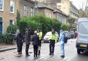 A police cordon was still in place in Tufnell Park Road yesterday