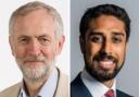 Cllr Praful Nargund (right) will take on Jeremy Corbyn for Labour in the Election on July 4 General