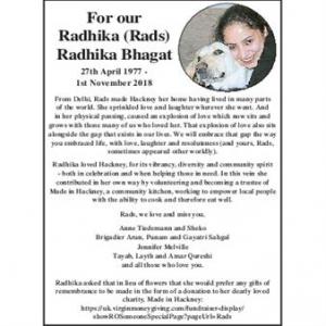 RHADIKA BHAGAT