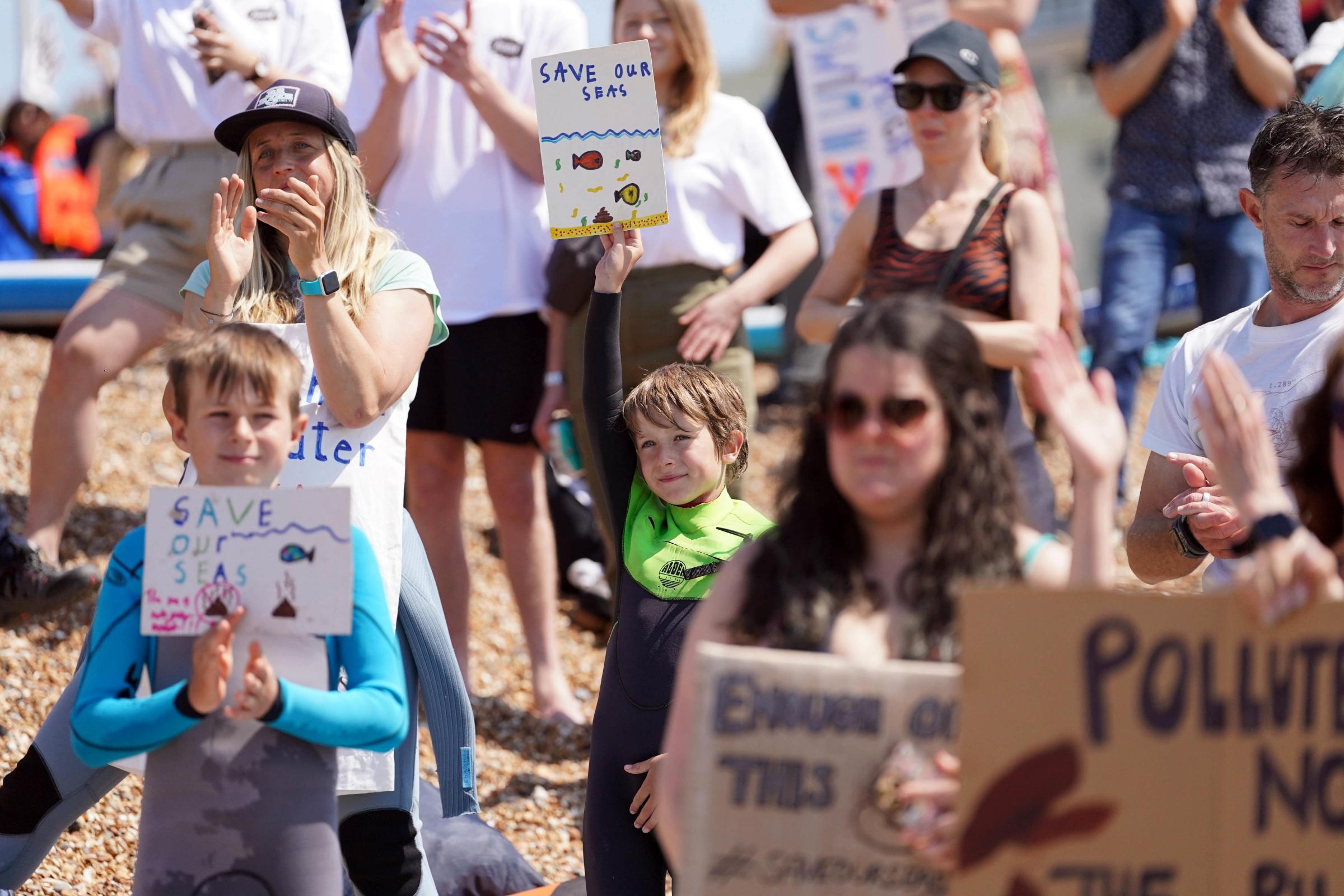 Surfers Against Sewage hold nationwide protest against bathing water discharges - Vimarsana News