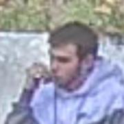 An image of the man who police want to speak to, following a stabbing in Clerkenwell