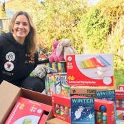 Founder of north London's Winter Toy Appeal Jenna Fansa