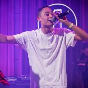 Loyle Carner on stage during Radio 1's Future Festival at Maida Vale Studios in 2016.