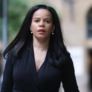 MP Claudia Webbe arrives at Southwark Crown Court today - May 19 - for the appeal hearing against her harassment conviction