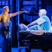 Anne-Marie Duff and Carol Macready in The House of Shades by Beth Steel at The Almeida Theatre Islington