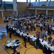 The Islington count at the Sobell Leisure Centre