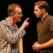 Richard Lintern as Russ and Michael Fox as Jim in Clybourne Park by Bruce Norris at The Park Theatre