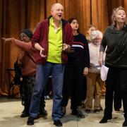 The Keyworkers Cycle at The Almeida Islington The Social Care Workers' Play in rehearsal