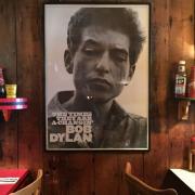 The Bob Dylan Table at Banner's in Crouch End