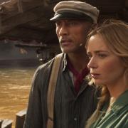 Dwayne Johnson is Frank and Emily Blunt is Lily in Disney's JUNGLE CRUISE.