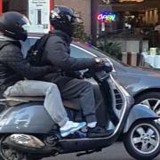 Islington moped offenders in action earlier this year. Picture: CPS