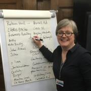 Volunteers pledge to Cllr Caroline Russell to install diffusion tubes around Islington to monitor pollution. Picture: James Morris