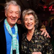Dame Maureen Lipman, who stars in Rose at Park Theatre, was joined at the opening night party by Sir Ian McKellen and Judge Rinder